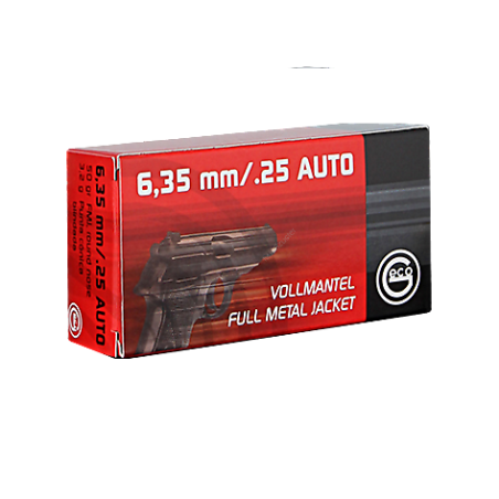 Amunicja GECO 6,35 Browning FMJ 3,24g/50gr (50)
