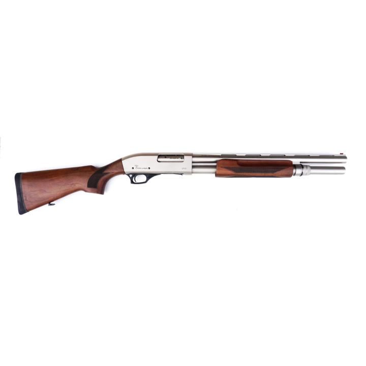 Strzelba PASA ARMS Qaton-S06 18,5" 6+1 12/76 Drewno Srebrna