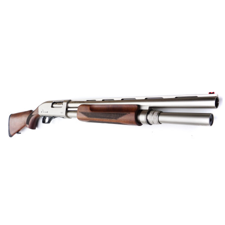 Strzelba PASA ARMS Qaton-S06 20" 7+1 12/76 Drewno Srebrna