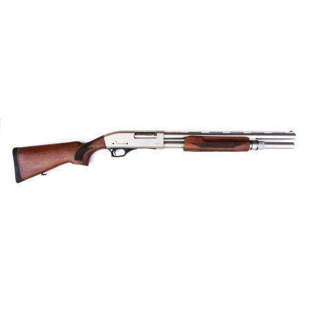 Strzelba PASA ARMS Qaton-S06 20" 7+1 12/76 Drewno Srebrna