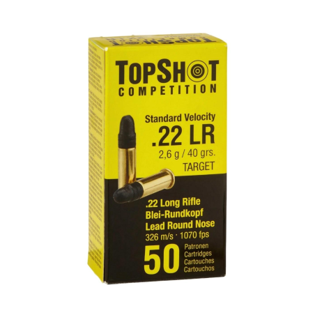 Amunicja TOPSHOT .22LR Competition Target 2,6g/40gr
