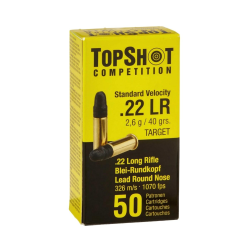 Amunicja TOPSHOT .22LR Competition Target 2,6g/40gr
