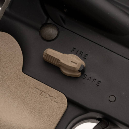 Obustronny selektor MAGPUL AR15 FDE