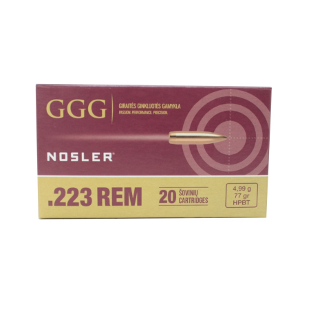 Amunicja GGG .223 Rem. HPBT GPR14 4,99g/77gr