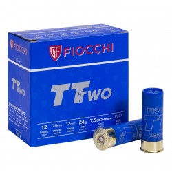 Amunicja FIOCCHI 12/70 TT Two 24g Trap 7,5-2,4mm