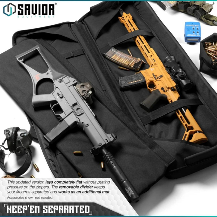 Torba SAVIOR Double Rifle Bag American Classic 46" Czarna