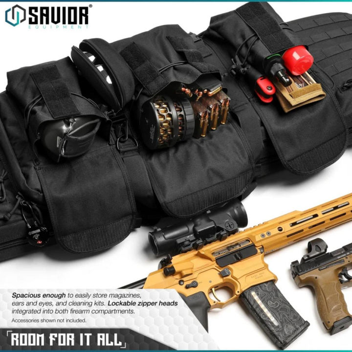 Torba SAVIOR Double Rifle Bag American Classic 46" Czarna
