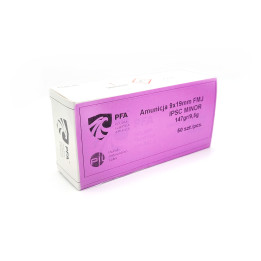 Amunicja PFA 9x19mm FMJ IPSC MINOR 9,5g/147gr (50)