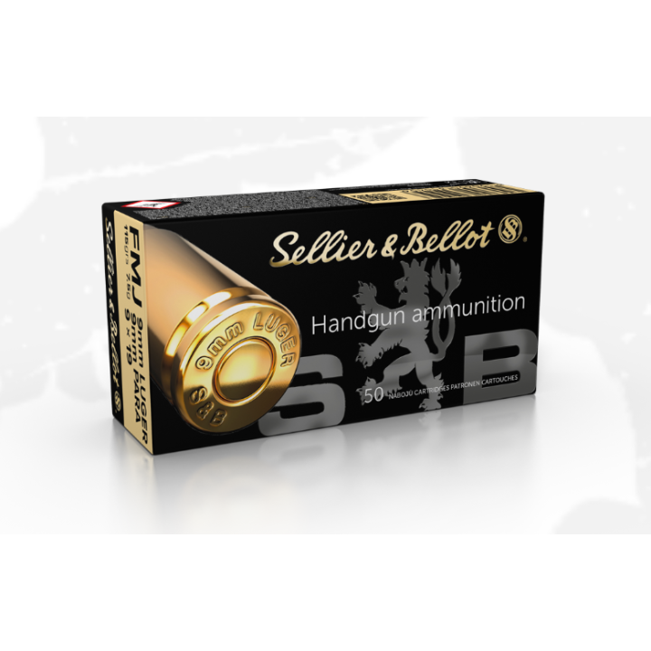 AMUNICJA S&B 9MM LUGER FMJ 8G